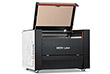 Aeon Nova10 S 韩国三级在线观看  Professional CO2 Laser Cutter and Engraver three-quarter view with lid open